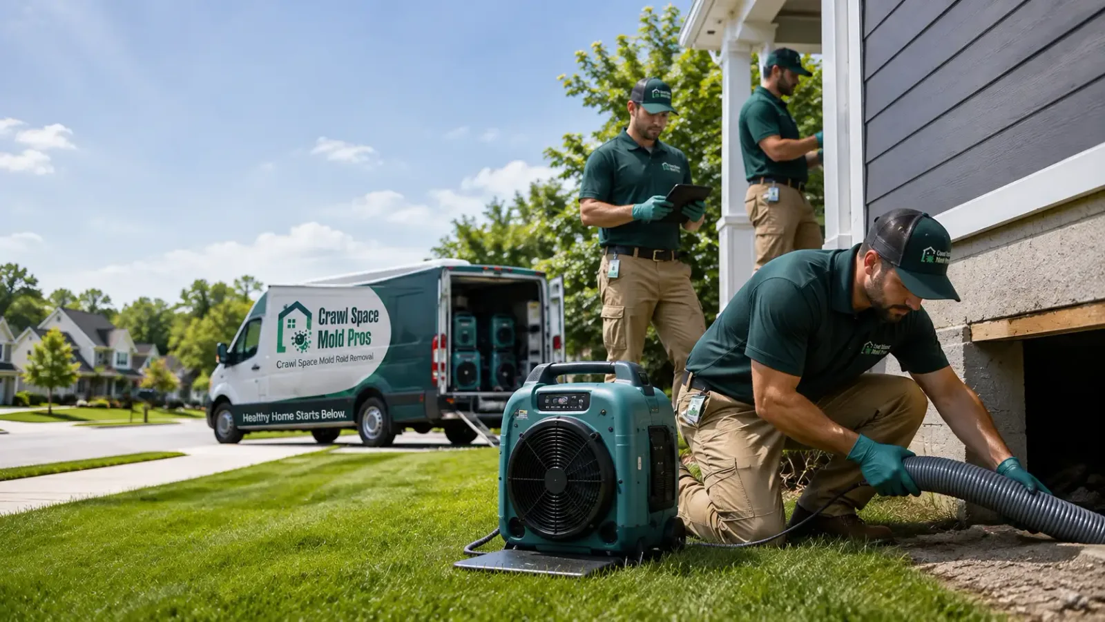 Crawl Space Mold Removal in Coin, IA